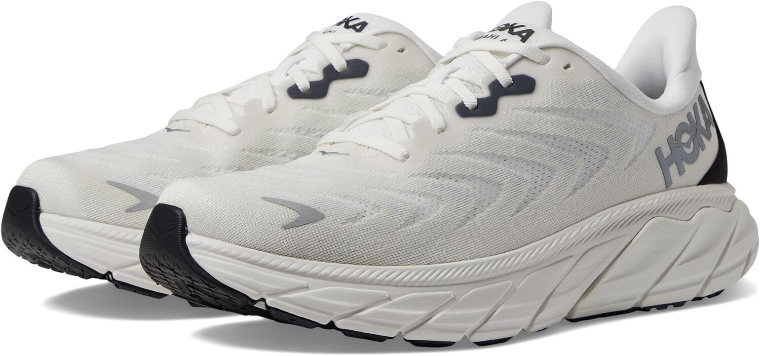 

Кроссовки Arahi 6 Hoka, цвет Blanc De Blanc/Steel Wool