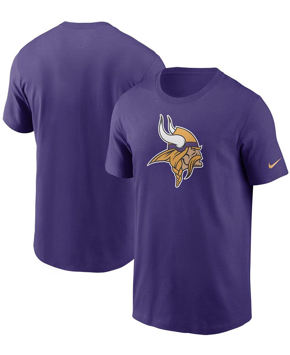 Мужская фиолетовая футболка с логотипом Minnesota Vikings Primary Nike