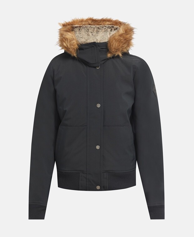 

Зимняя куртка Hollister, черный