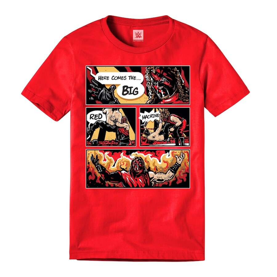 

Футболка с коротким рукавом WWE Authentic Kane, красный
