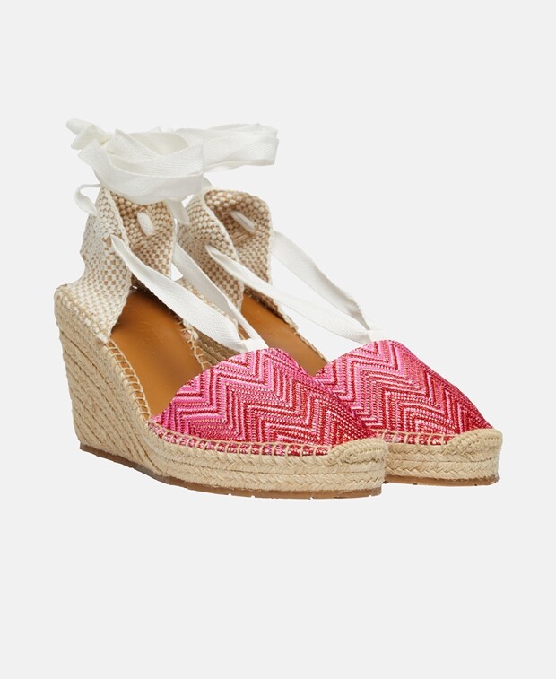 

Эспадрильи на танкетке Missoni, фуксия