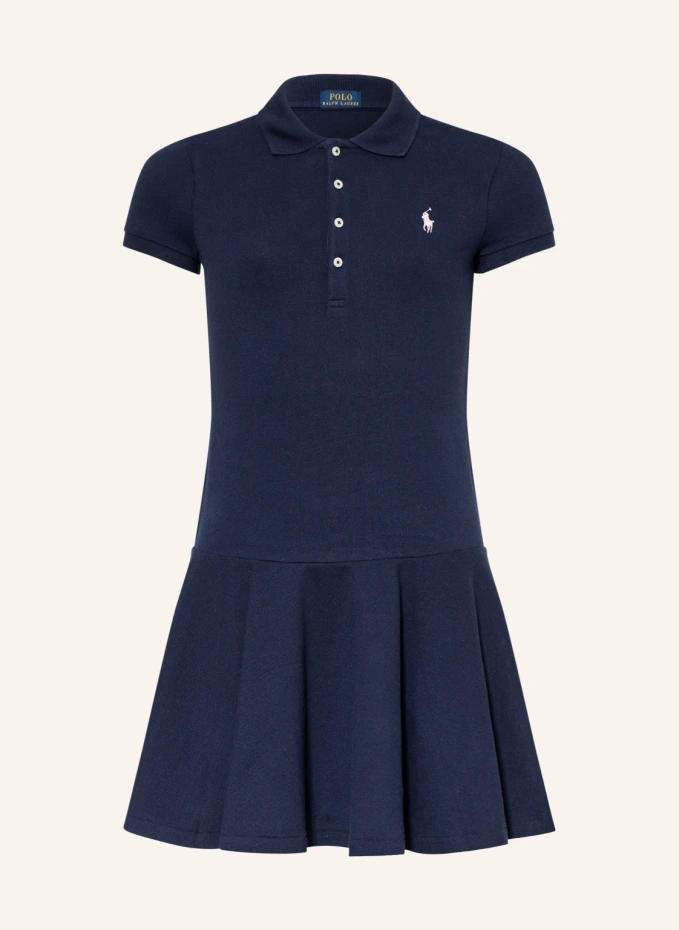 

Платье-поло из пике Polo Ralph Lauren, синий