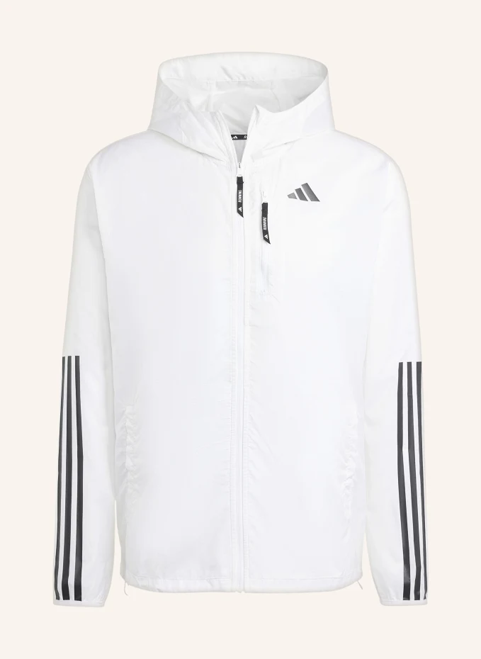 

Беговая куртка own the run Adidas, белый