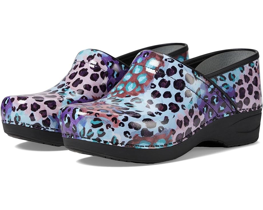 

Туфли на плоской подошве Dansko Professional Xp 2.0, цвет Purple Leopard Patent