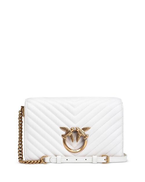 

Классическая сумка через плечо Love Click PINKO, цвет Ivory/Cream