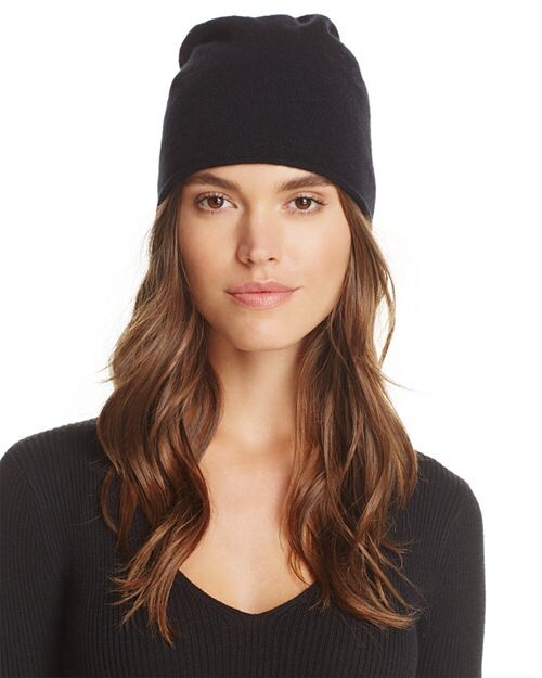 

Шляпа C by Bloomingdale’s Angelina Cashmere с напуском C by Bloomingdale's Cashmere, цвет Black