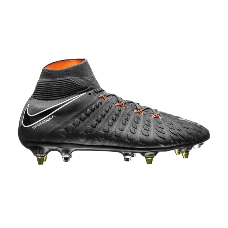 

Кроссовки Nike Hypervenom Phantom 3 Elite DF SG-PRO 'Fast AF', черный