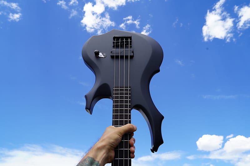 цена Басс гитара ESP LTD F-4 Black Metal Black Satin 4-String Electric Bass Guitar