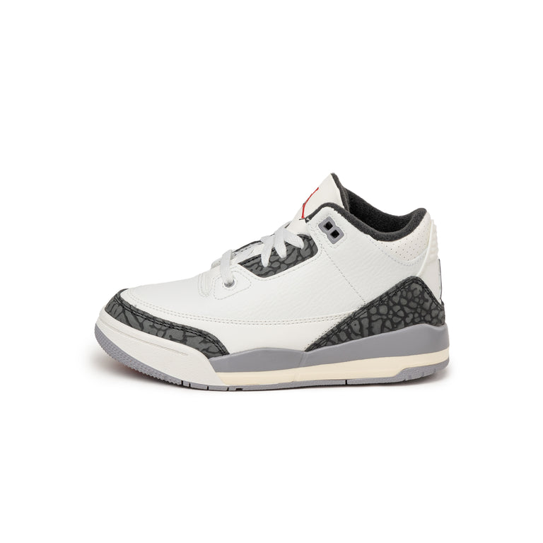 

Кроссовки air jordan 3 retro *cement grey* *ps* Nike, белый