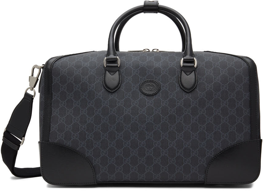 

Черная дорожная сумка Interlocking G Черная Gucci