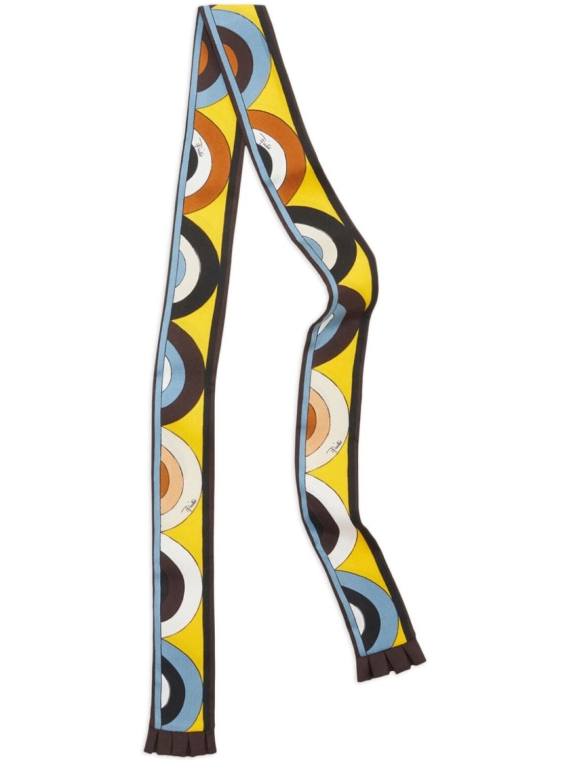 

PUCCI твиловый платок с геометричным принтом, желтый