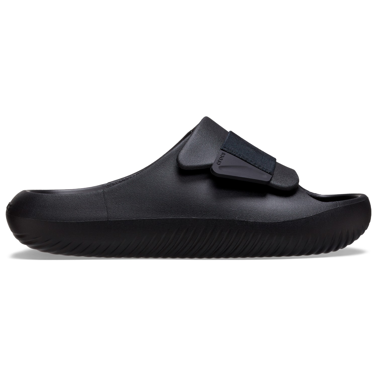 Сандалии Crocs Mellow Luxe Recovery Slide, черный бежевые шлепанцы mellow luxe recovery crocs