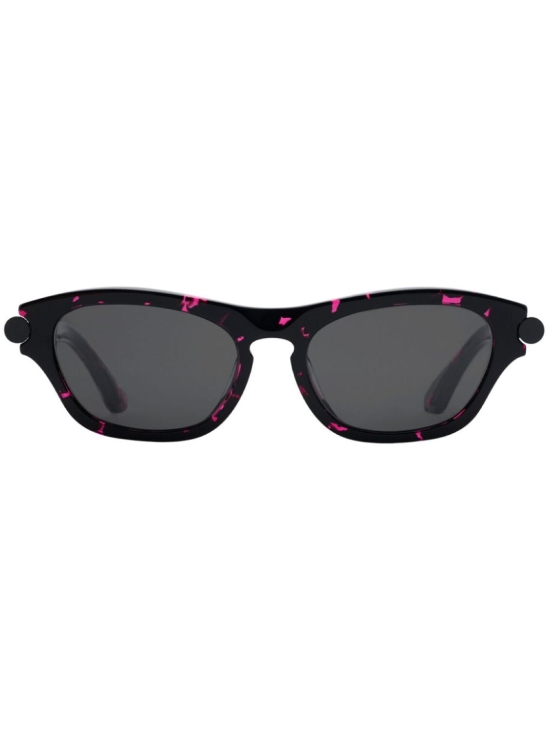 

Burberry Eyewear солнцезащитные очки в овальной оправе, черный