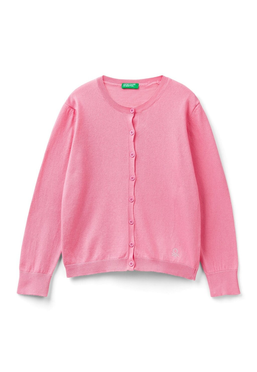 Кардиган Crew Neck United Colors of Benetton, розовый