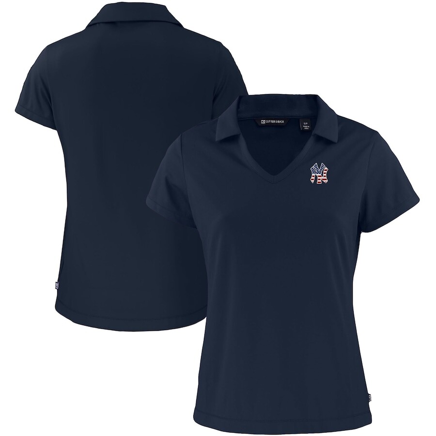 

Поло с коротким рукавом Cutter & Buck New York Yankees, нави