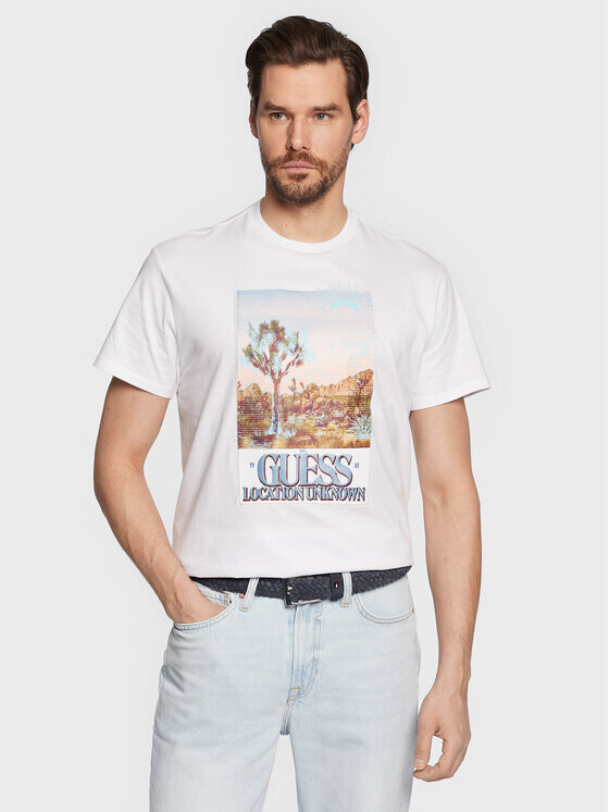 

Футболка стандартного кроя Guess, белый