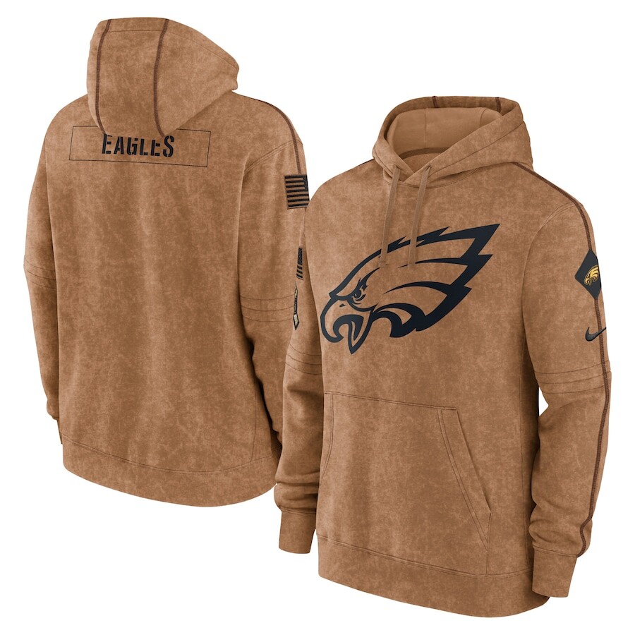 

Пуловер с капюшоном Nike Philadelphia Eagles, коричневый