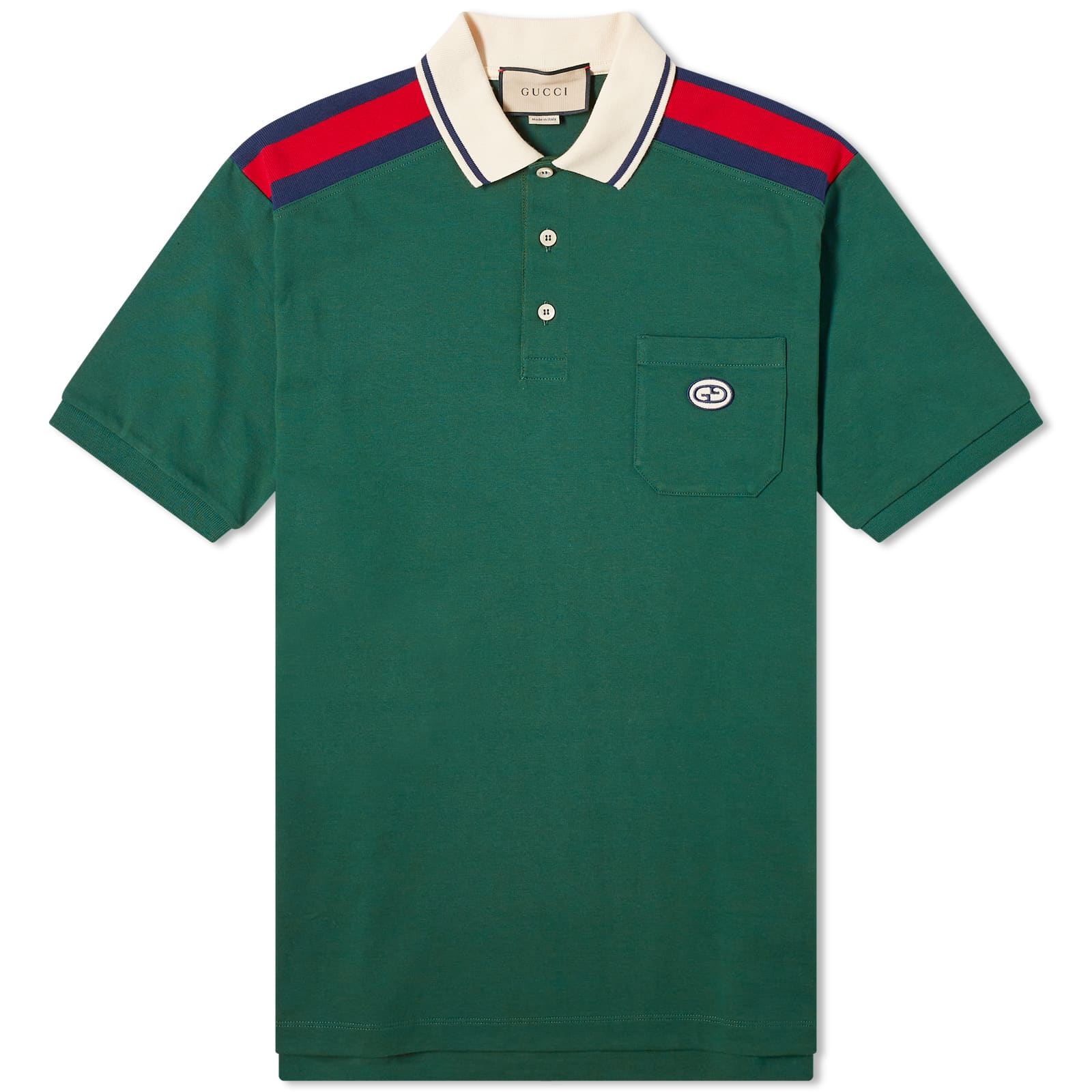 цена Рубашка Gucci Grg Logo Polo, зеленый