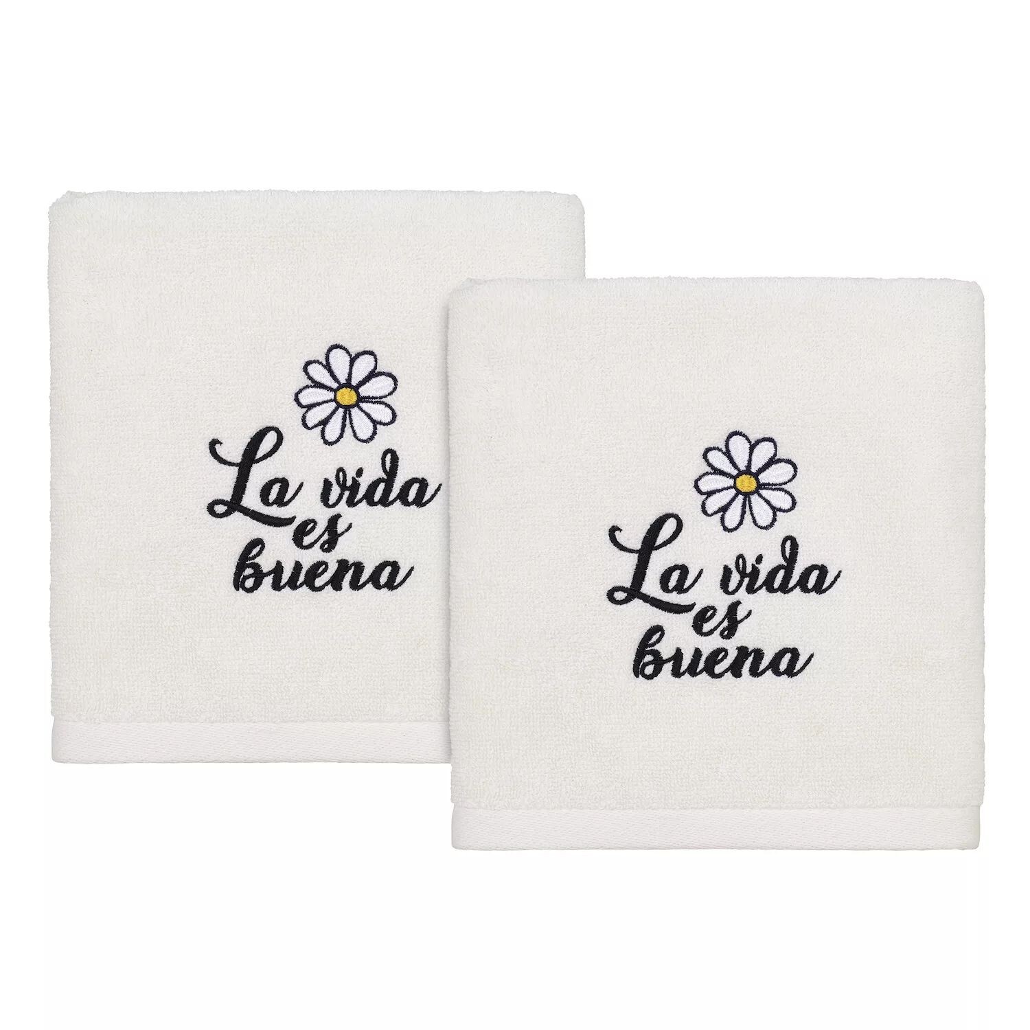 

Avanti Latin, 2 упаковки Life Is Good, полотенца для рук "La Vida es Buena"