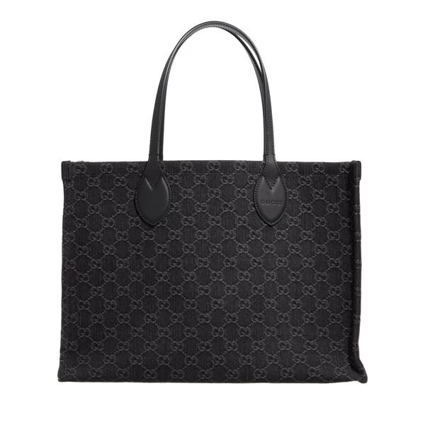 

Шоппер ophidia gg denim Gucci, черный