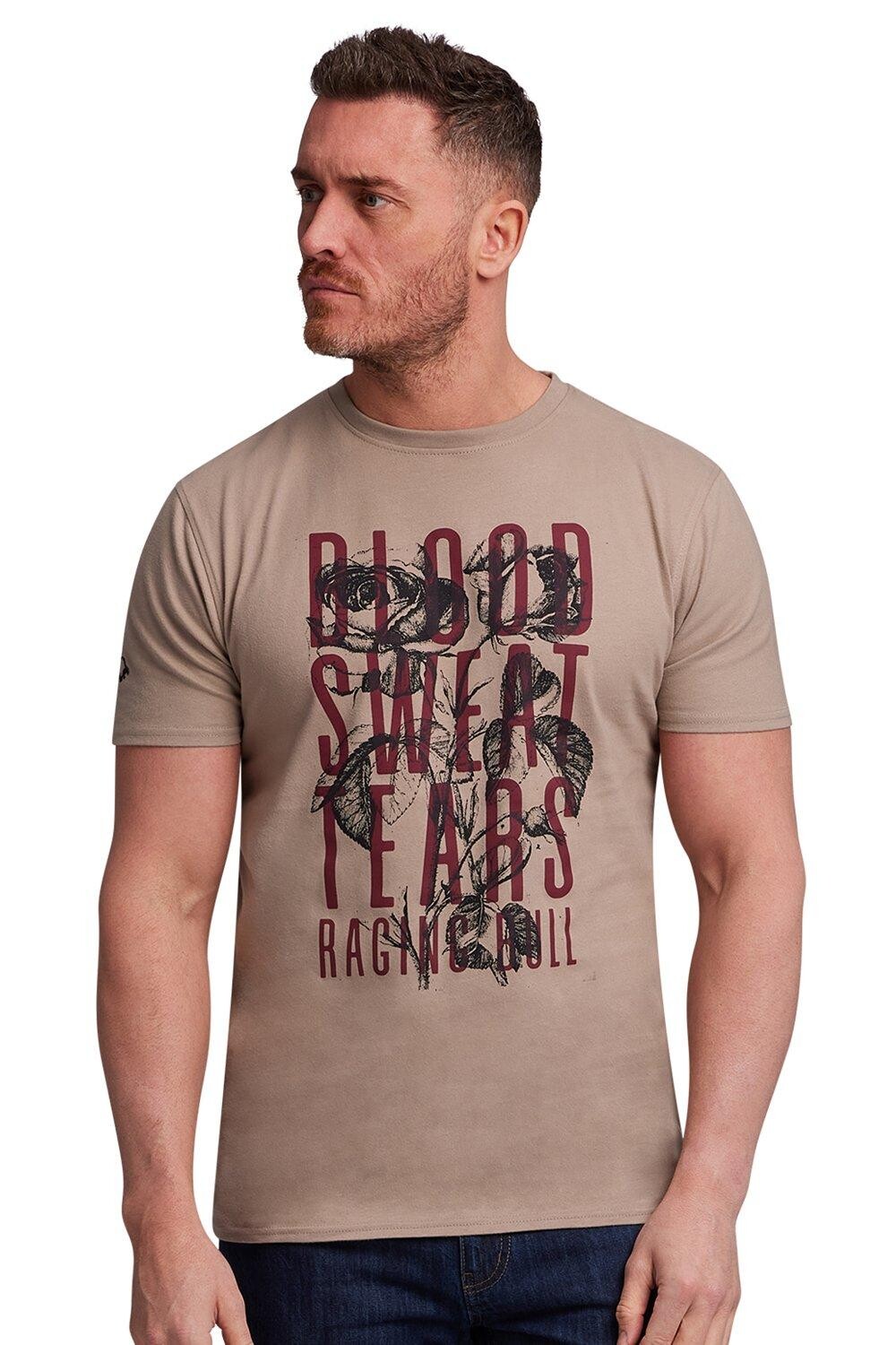

Футболка «Кровь, пот и слезы» Raging Bull, коричневый