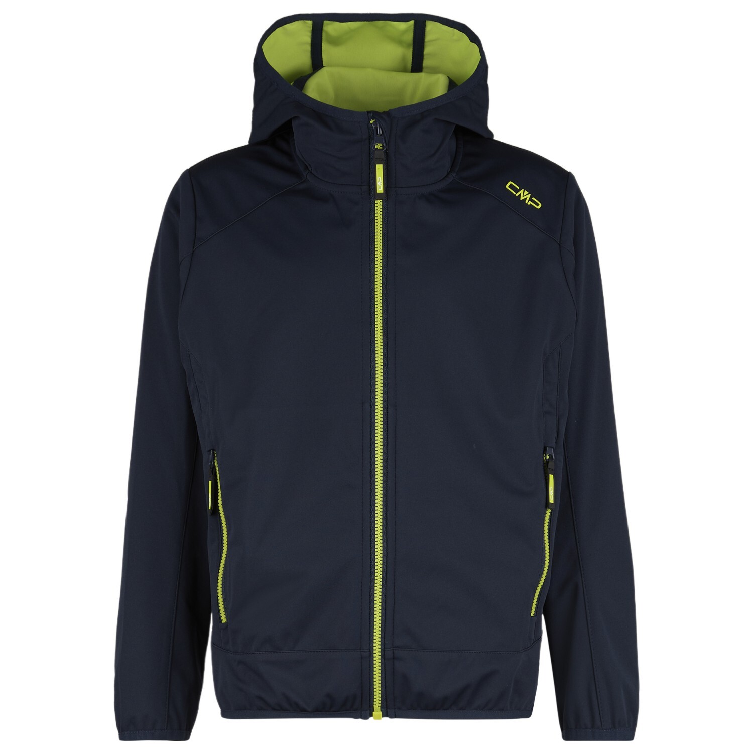 

Куртка из софтшелла Cmp Kid's Fix Hood, цвет Black Blue/Lime