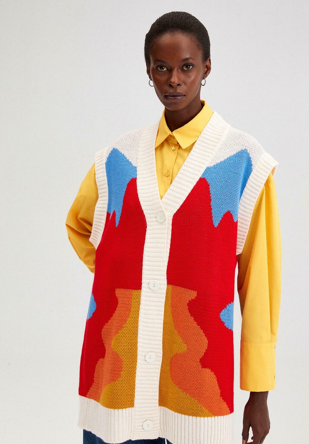 

Кардиган Patterned Touché Privé, цвет patterned
