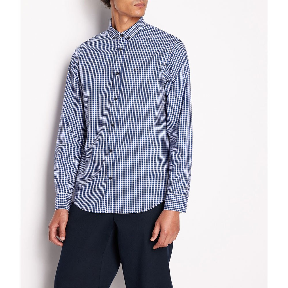 

Рубашка с длинным рукавом Armani Exchange 6RZC12_ZNYTZ, синий