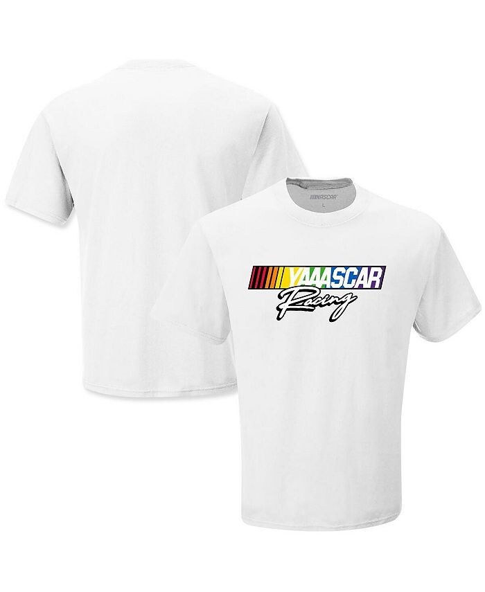 

Мужская белая футболка NASCAR Racing Checkered Flag Sports, белый
