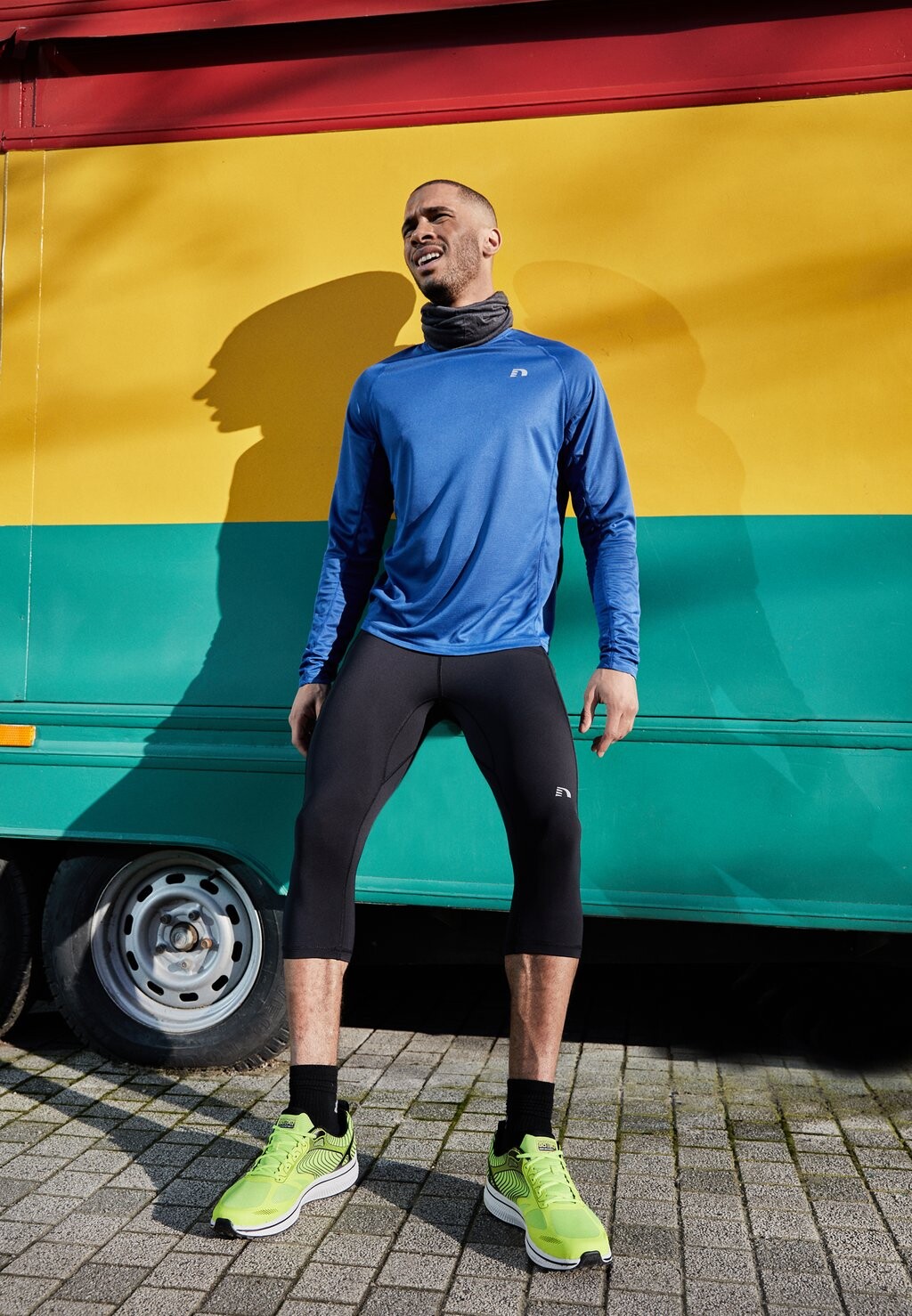 

Футболка с длинным рукавом MEN CORE RUNNING Newline, настоящий синий