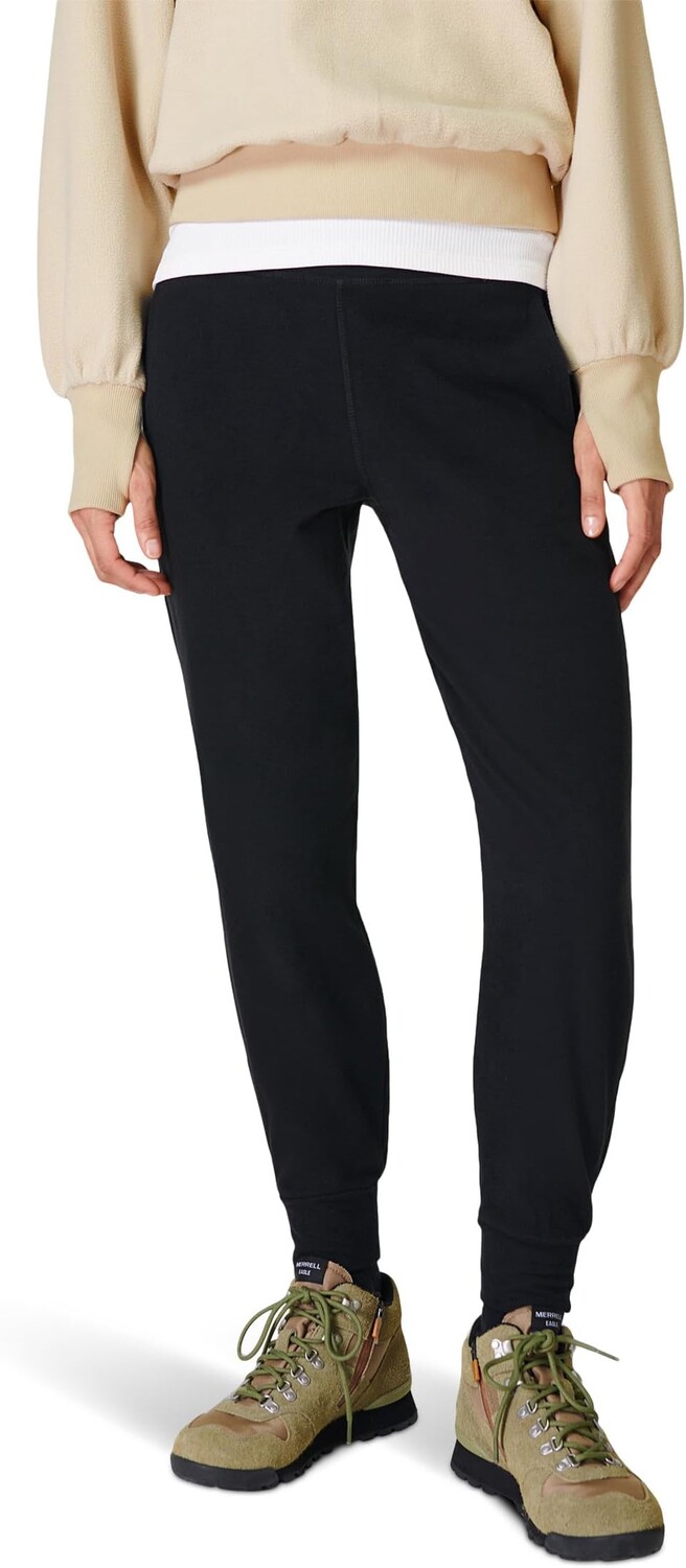 

Флисовые брюки Gary Luxe 27 дюймов Sweaty Betty, черный