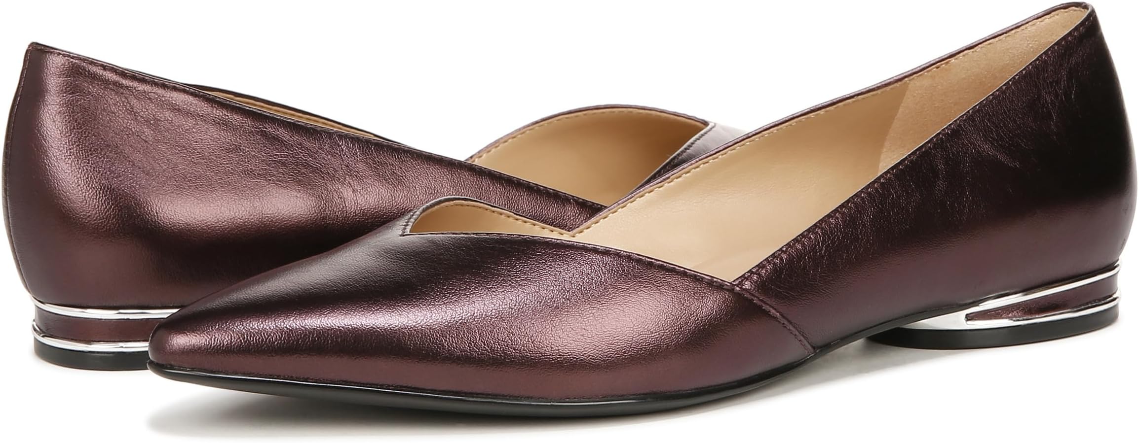 

Балетки Havana Naturalizer, цвет Cabernet Sauvignon Red Metallic Leather