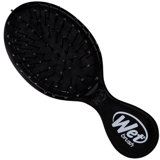 Удобная маленькая щетка для распутывания волос, черная. Wet Brush Mini Detangler wet brush щетка для распутывания волос original detangler brush фиолетовая 1 шт