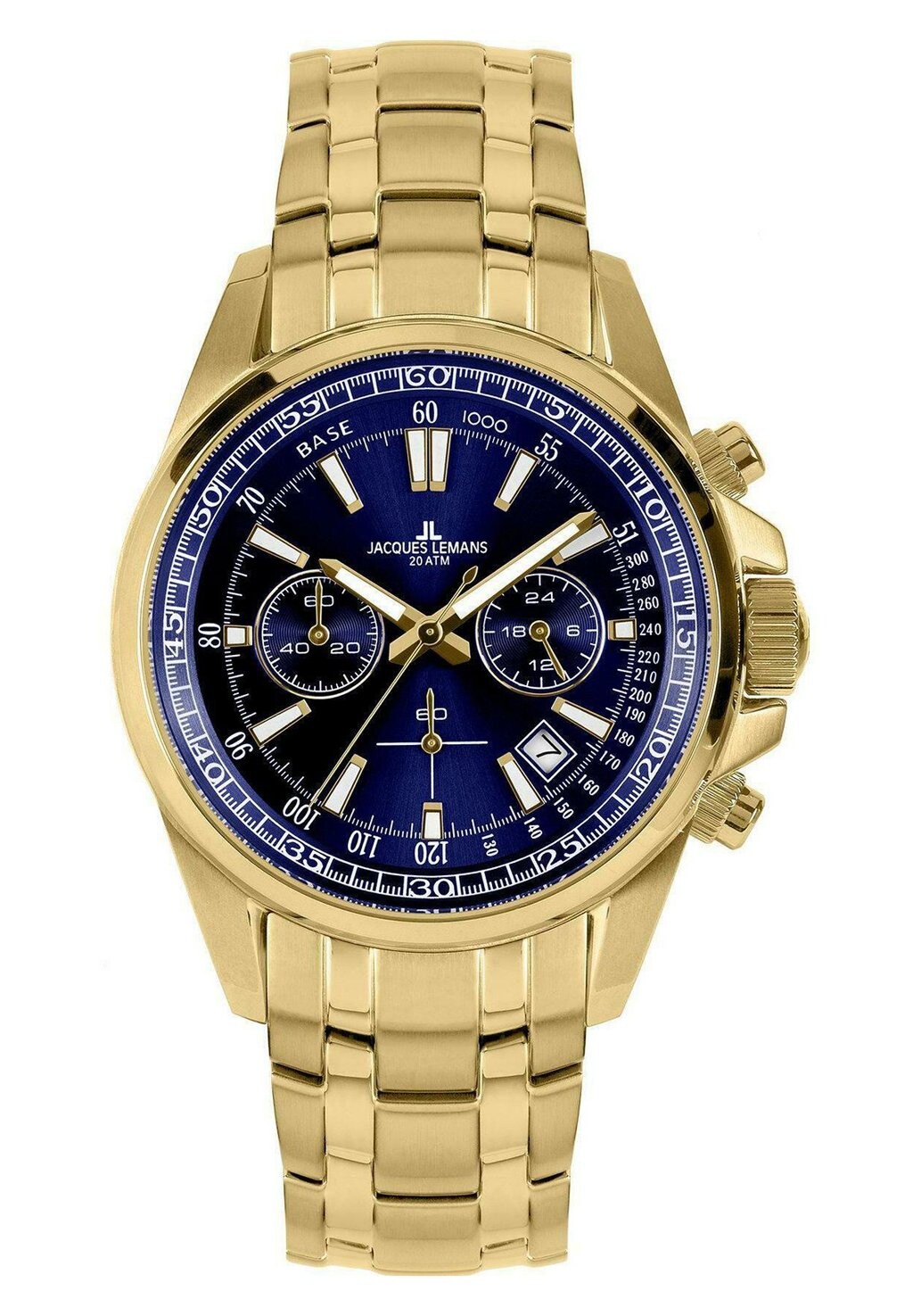 

Часы с хронографом Jacques Lemans, золотого цвета