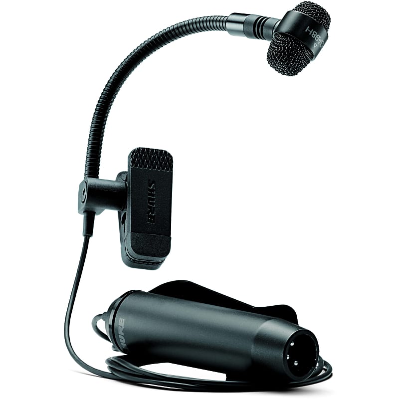 Конденсаторный микрофон Shure PGA98H-XLR Cardioid Condenser Gooseneck Instrument Mic with 15' XLR Cable