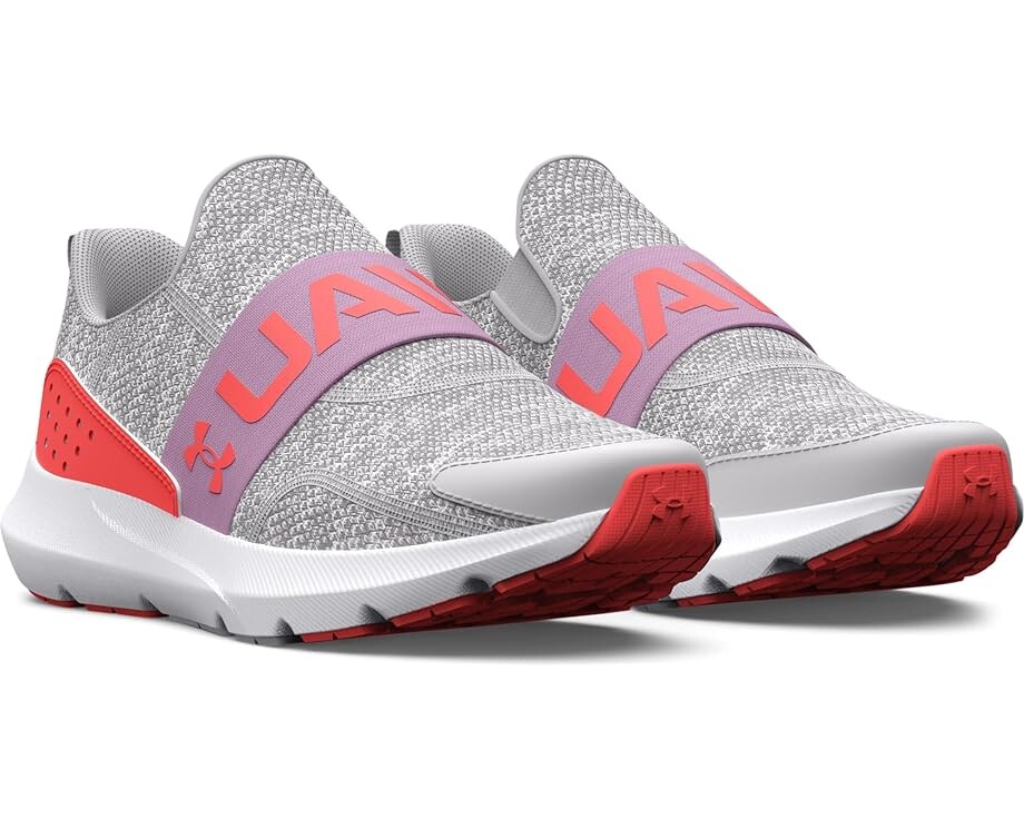 

Кроссовки Under Armour Surge 3 Slip-On, цвет Halo Gray/Fresh Orchid/Venom Red