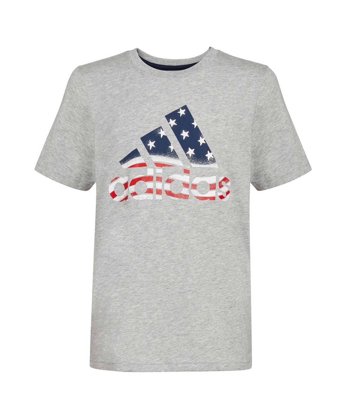 

Футболка с короткими рукавами Little Boys USA Heather adidas