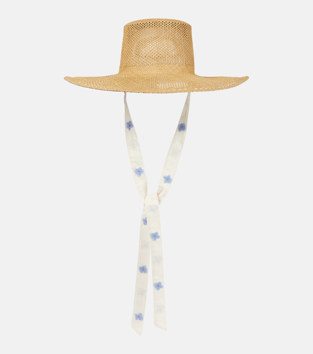 Шляпа от солнца из рафии Agua By Agua Bendita, бежевый