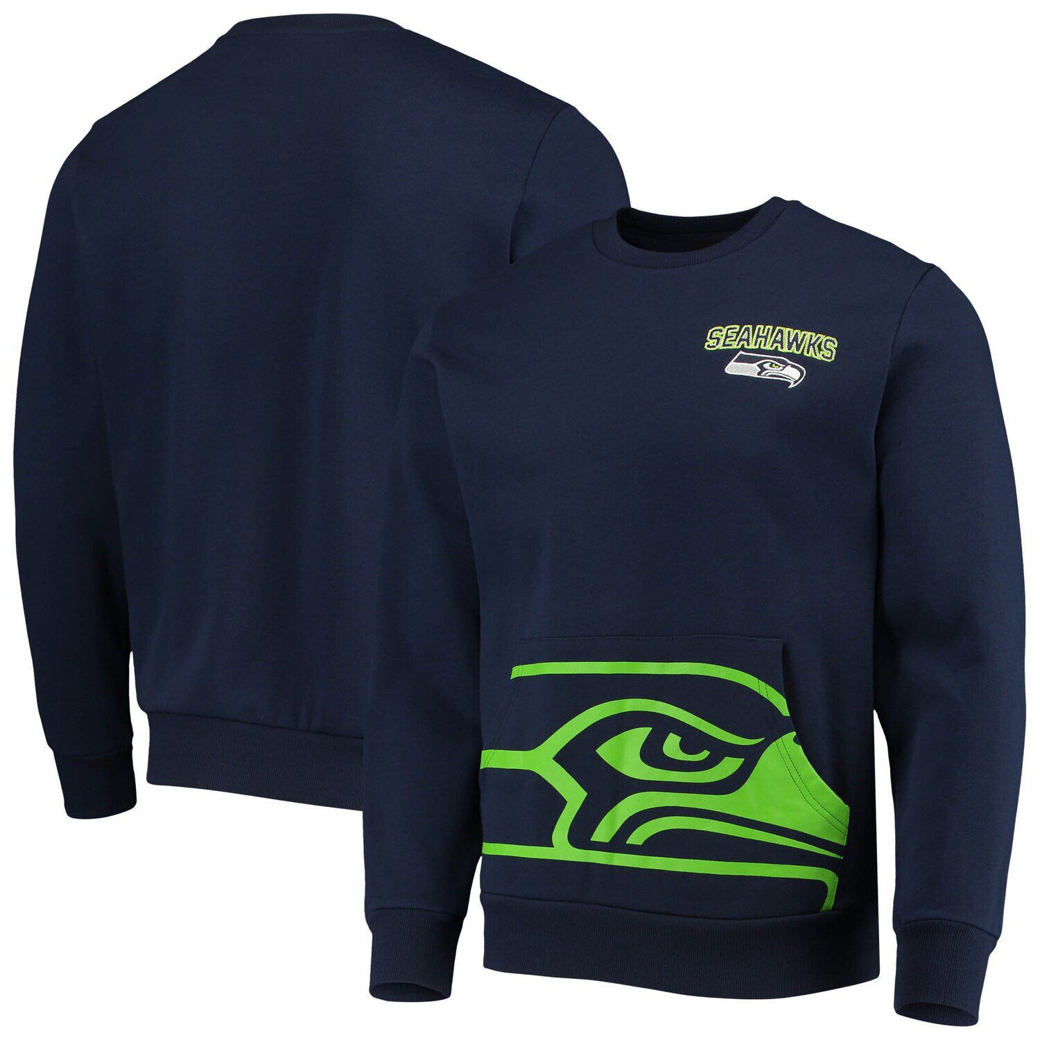 

Мужской свитер с карманами и карманами FOCO College Seattle Seahawks