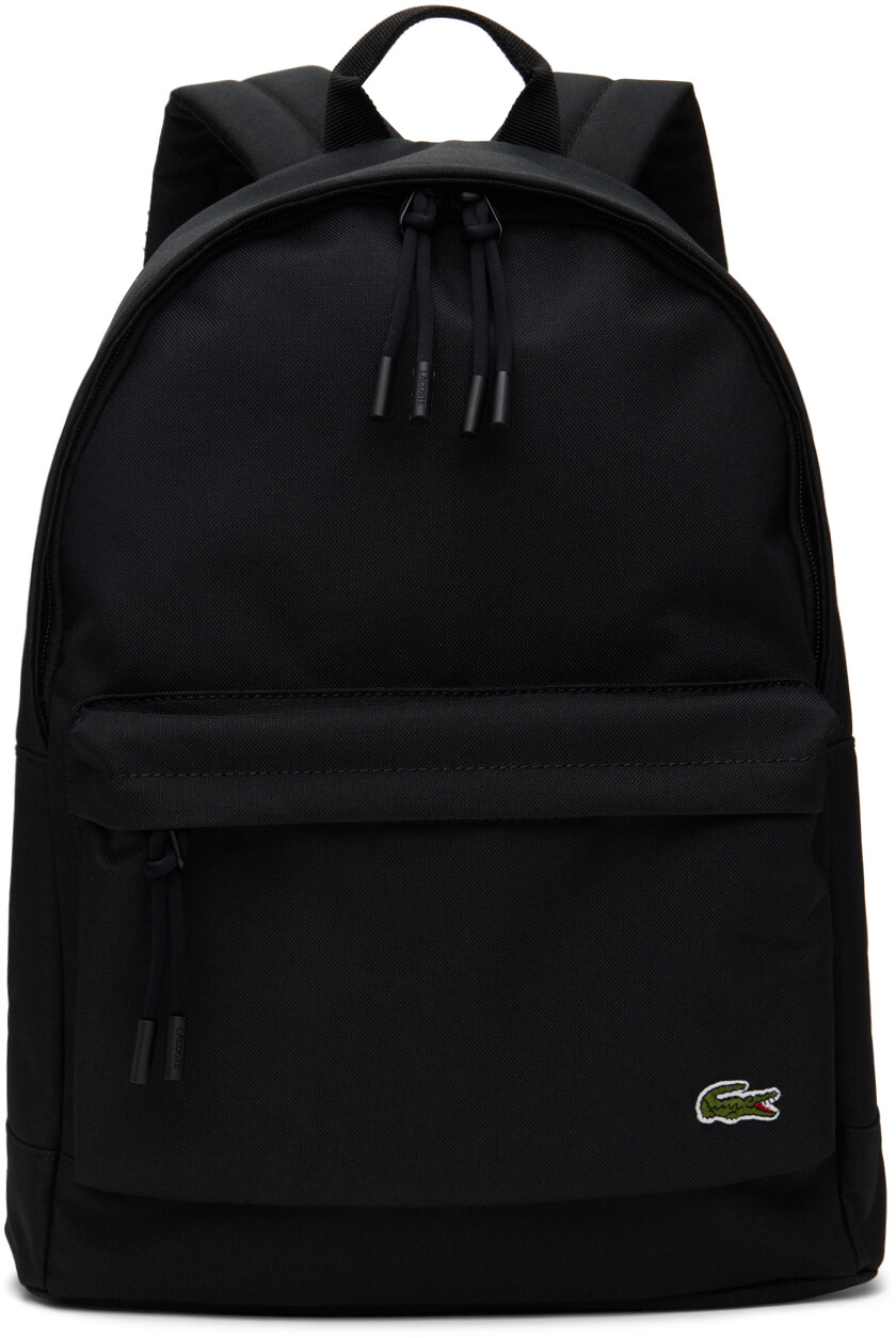 

Черный рюкзак с отделением для компьютера Lacoste, цвет Black