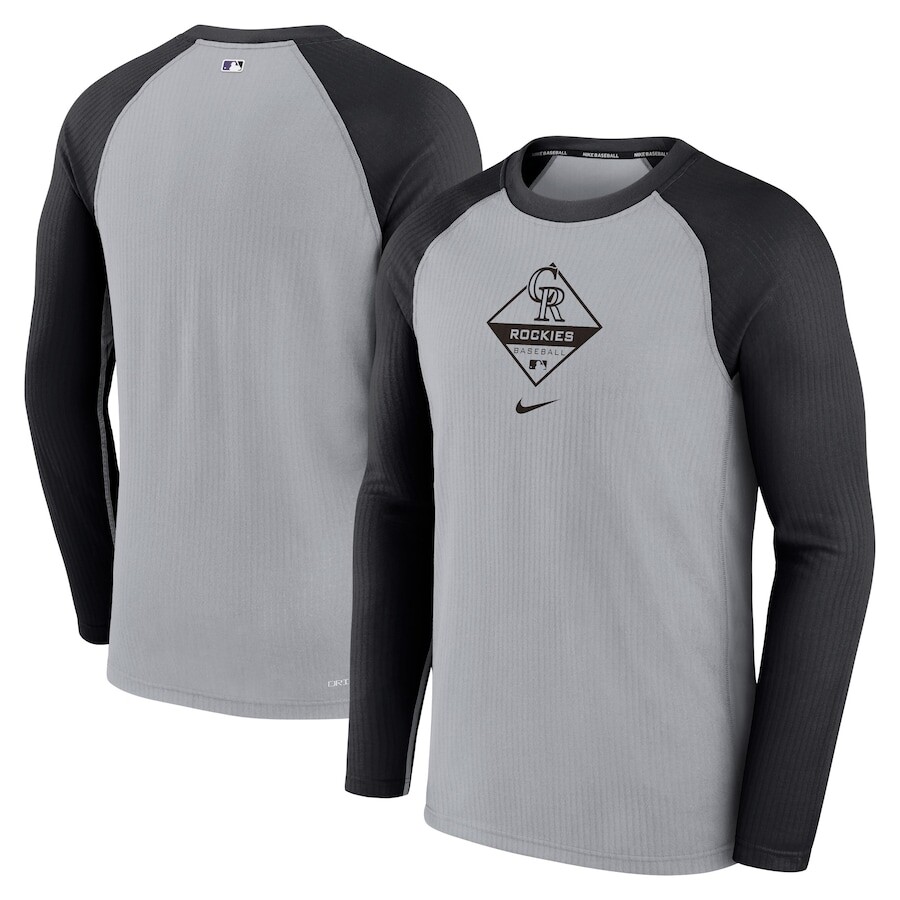 

Футболка с длинным рукавом Nike Colorado Rockies, серый