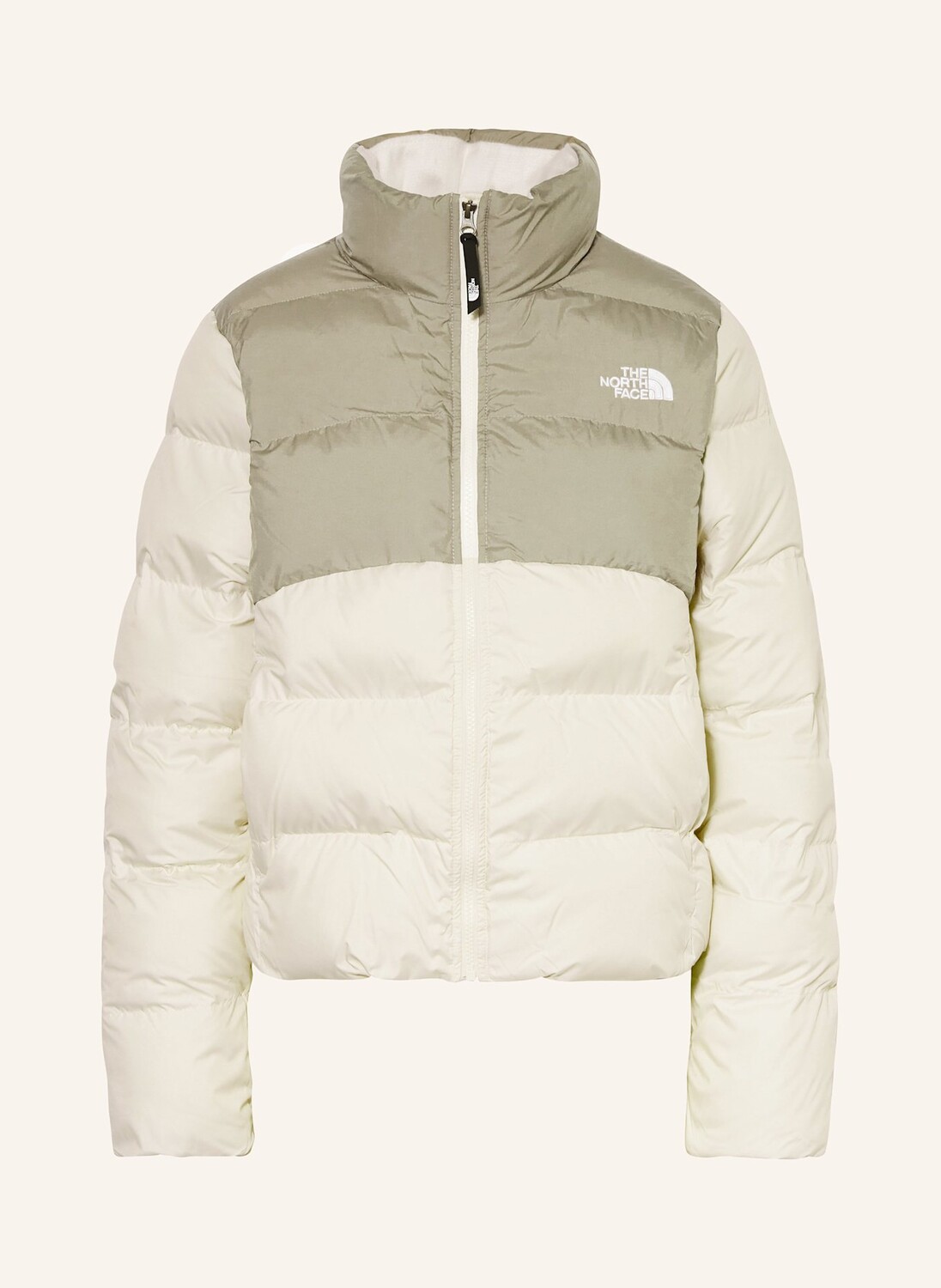 

Стеганая куртка сайкуру THE NORTH FACE, экрю/серый