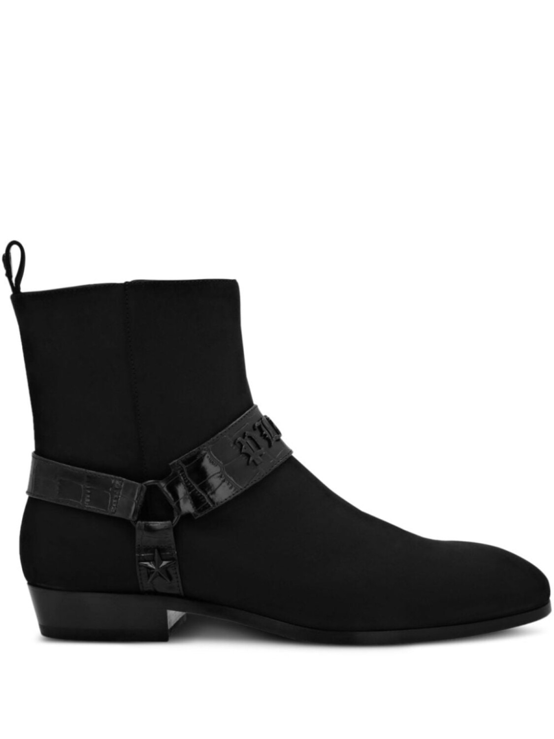 

Philipp Plein ботинки Nubuck, черный