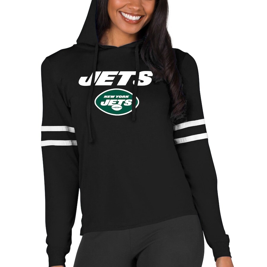 

Футболка с длинным рукавом Concepts Sport New York Jets, черный