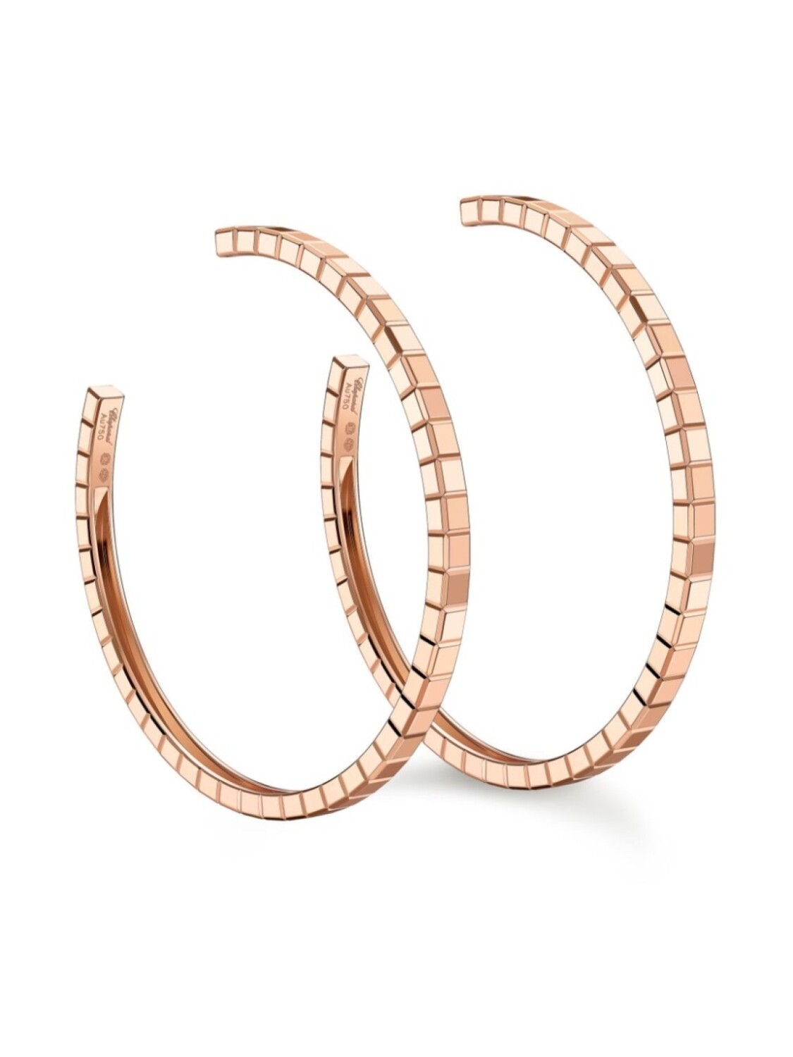 

Серьги Ice Cube из розового золота Chopard, розовый