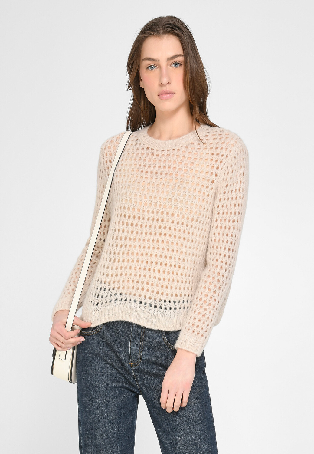 

Толстовка tRUE STANDARD Strickajourpullover Wool, цвет CHAMPAGNER