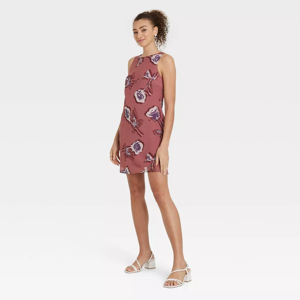

Женское мини-платье-комбинация - Wild Fable, цвет Pink Floral