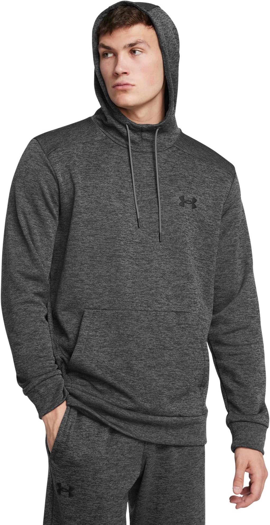 

Худи Under Armour Armour Fleece Twist Hoodie, цвет Castlerock/Black