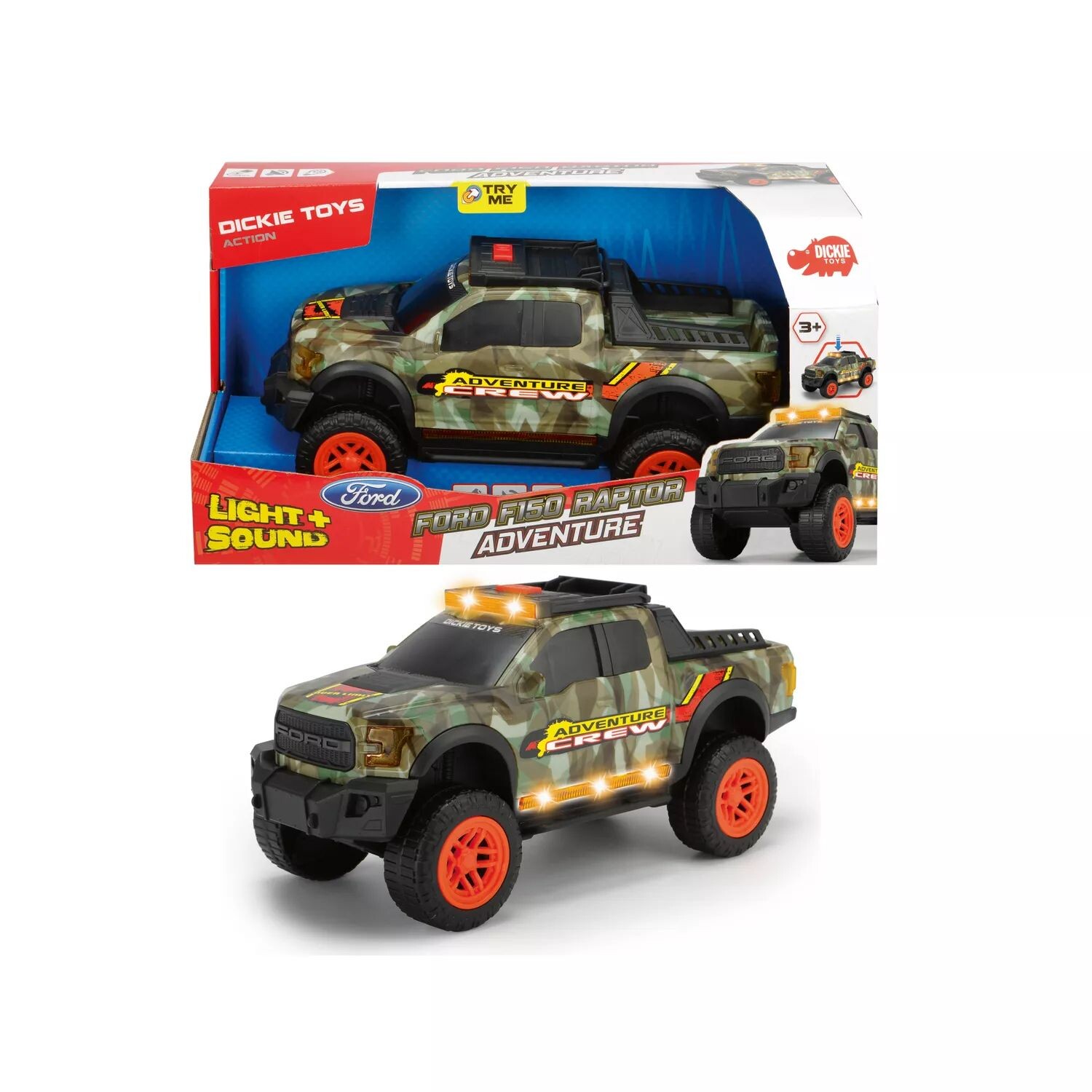 

Dickie Toys Свет и звук Ford F150 Adventure Raptor Dickie Toys