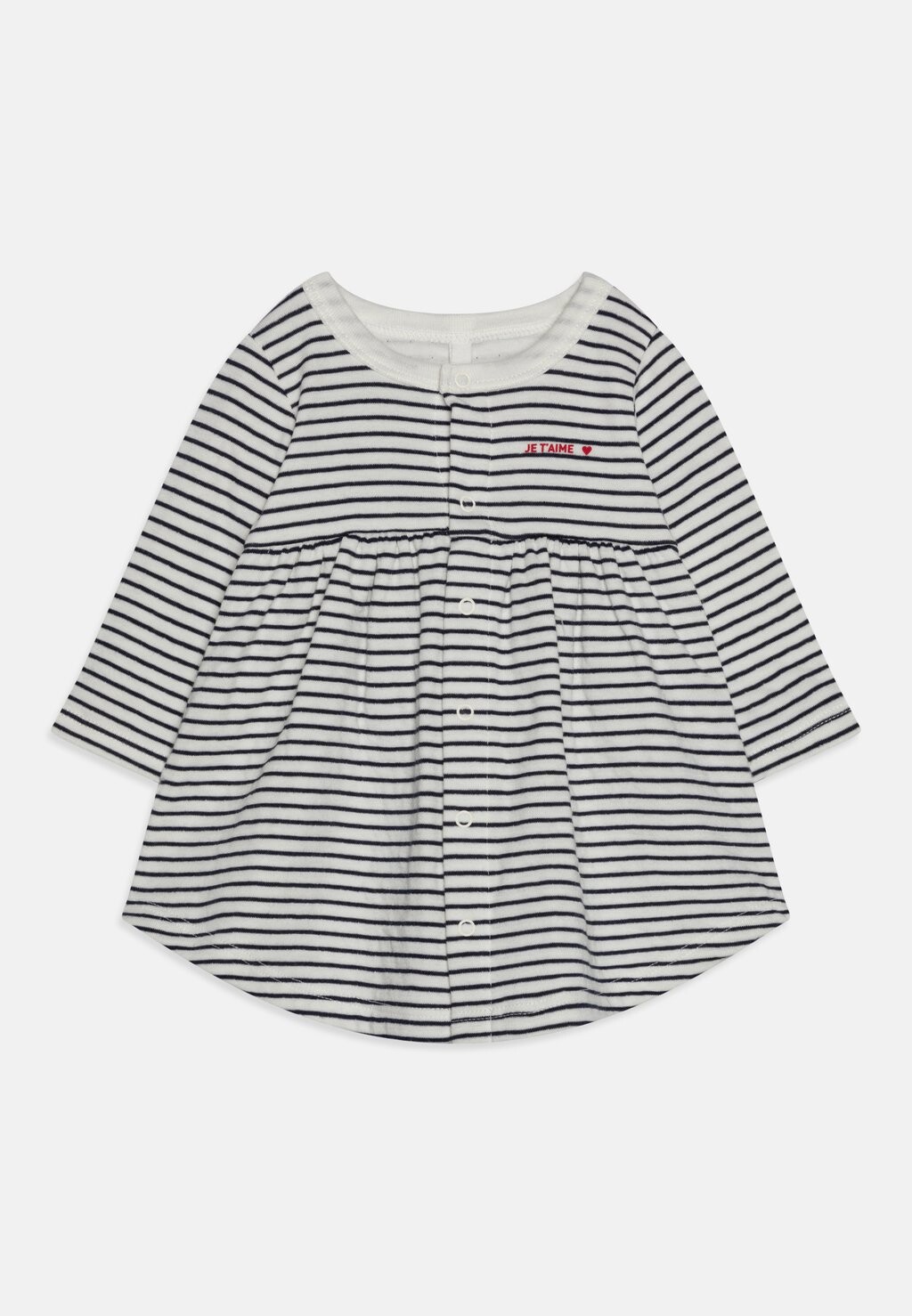 

Платье из джерси BABY LADOUA Petit Bateau, цвет marshmallow/smoking